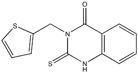 3-(2-thienylmethyl)-2-thioxo-1,2,3,4-tetrahydroquinazolin-4-one