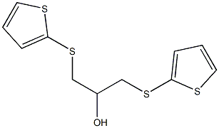 1,3-di(2-thienylthio)propan-2-ol Struktur