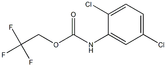2,2,2-trifluoroethyl 2,5-dichlorophenylcarbamate 结构式