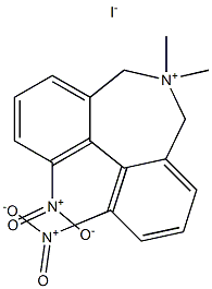 6,6-dimethyl-1,11-dinitro-6,7-dihydro-5H-dibenzo[c,e]azepinium iodide