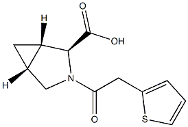 (1S,2S,5R)-3-[2-(2-thienyl)acetyl]-3-azabicyclo[3.1.0]hexane-2-carboxylic acid 结构式