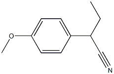 2-(4-methoxyphenyl)butanenitrile Structure
