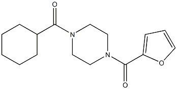 [4-(cyclohexylcarbonyl)piperazino](2-furyl)methanone