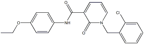 1-(2-chlorobenzyl)-N-(4-ethoxyphenyl)-2-oxo-1,2-dihydro-3-pyridinecarboxamide