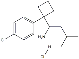 Cyclobutanemethanamine, 1-(4-chlorophenyl)-Alpha-(2-methylpropyl)-, Hcl|