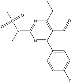 4-(4-FLUOROPHENYL)-6-ISOPROPYL-2-(N-METHYL-N-METHY SULPHONYLAMINO)-5- PYRIMIDINE CARBOXALDEHYDE|