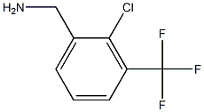 (2-chloro-3-(trifluoromethyl)phenyl)methanamine 结构式