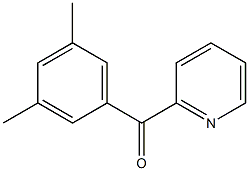 (3,5-dimethylphenyl)(pyridin-2-yl)methanone 结构式