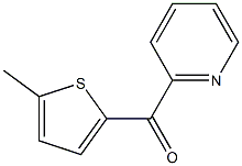 (5-methylthiophen-2-yl)(pyridin-2-yl)methanone 化学構造式