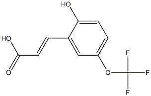 (E)-3-(2-hydroxy-5-(trifluoromethoxy)phenyl)acrylic acid