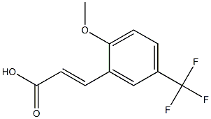 (E)-3-(5-(trifluoromethyl)-2-methoxyphenyl)acrylic acid