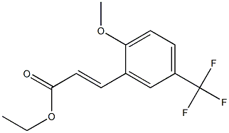 (E)-ethyl 3-(5-(trifluoromethyl)-2-methoxyphenyl)acrylate