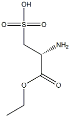 (R)-2-(ethoxycarbonyl)-2-aminoethanesulfonic acid Structure