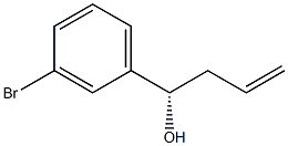 (S)-1-(3-bromophenyl)but-3-en-1-ol Structure