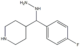 1-((4-fluorophenyl)(piperidin-4-yl)methyl)hydrazine|