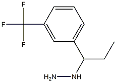 1-(1-(3-(trifluoromethyl)phenyl)propyl)hydrazine Structure