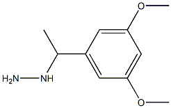 1-(1-(3,5-dimethoxyphenyl)ethyl)hydrazine Structure