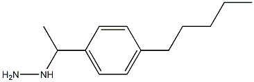 1-(1-(4-pentylphenyl)ethyl)hydrazine 结构式