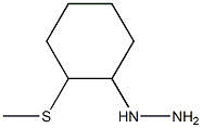 1-(2-(methylthio)cyclohexyl)hydrazine Struktur