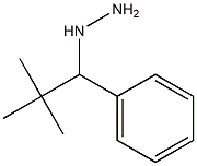 1-(2,2-dimethyl-1-phenylpropyl)hydrazine Struktur