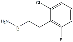 1-(2-chloro-6-fluorophenethyl)hydrazine Struktur