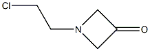 1-(2-chloroethyl)azetidin-3-one Structure
