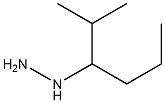 1-(2-methylhexan-3-yl)hydrazine 化学構造式