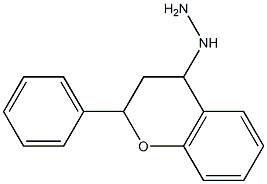 1-(3,4-dihydro-2-phenyl-2H-chromen-4-yl)hydrazine Struktur
