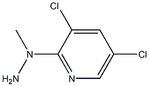 1-(3,5-dichloropyridin-2-yl)-1-methylhydrazine,,结构式