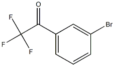 1-(3-bromophenyl)-2,2,2-trifluoroethanone 化学構造式