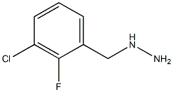 1-(3-chloro-2-fluorobenzyl)hydrazine 结构式