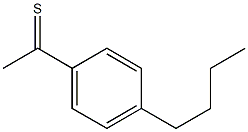 1-(4-butylphenyl)ethanethione 化学構造式