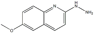 1-(6-methoxyquinolin-2-yl)hydrazine Structure