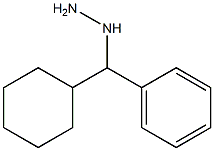 1-(cyclohexyl(phenyl)methyl)hydrazine 化学構造式