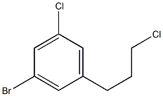 1-bromo-3-chloro-5-(3-chloropropyl)benzene,,结构式
