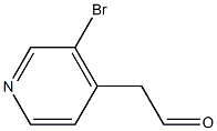 2-(3-bromopyridin-4-yl)acetaldehyde Structure