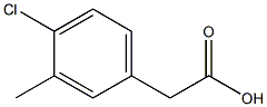 2-(4-chloro-3-methylphenyl)acetic acid Structure