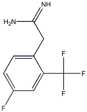 2-(4-fluoro-2-(trifluoromethyl)phenyl)acetamidine
