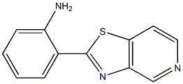 2-(thiazolo[4,5-c]pyridin-2-yl)aniline 化学構造式