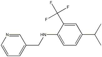 2-(trifluoromethyl)-4-isopropyl-N-((pyridin-3-yl)methyl)benzenamine