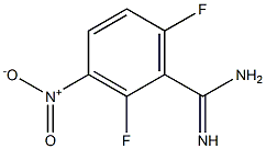 2,6-difluoro-3-nitrobenzamidine 结构式