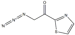 2-azido-1-(thiazol-2-yl)ethanone,,结构式