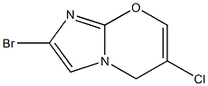 2-bromo-6-chloroH-imidazo[1,2-a]pyridine Struktur