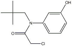 2-chloro-N-(3-hydroxyphenyl)-N-neopentylacetamide 结构式