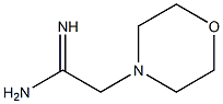 2-morpholinoacetamidine,,结构式