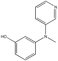 3-((pyridin-3-yl)methylamino)phenol Structure