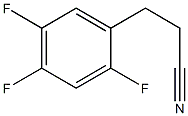 3-(2,4,5-trifluoro-phenyl)-propionitrile 化学構造式