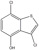 3,7-dichlorobenzo[b]thiophen-4-ol 化学構造式