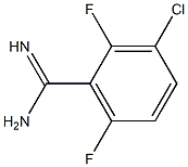 3-chloro-2,6-difluorobenzamidine Structure