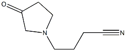 4-(3-oxopyrrolidin-1-yl)butanenitrile Struktur